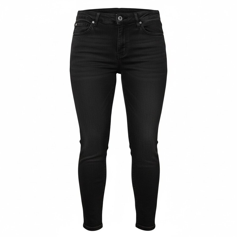 Earl Jeans Women’s 18W Black Skinny Jeans Mid Rise Stretch Plus Size Denim